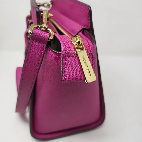 Selma Saffiano Leather Medium Satchel - Picture 2 of 12